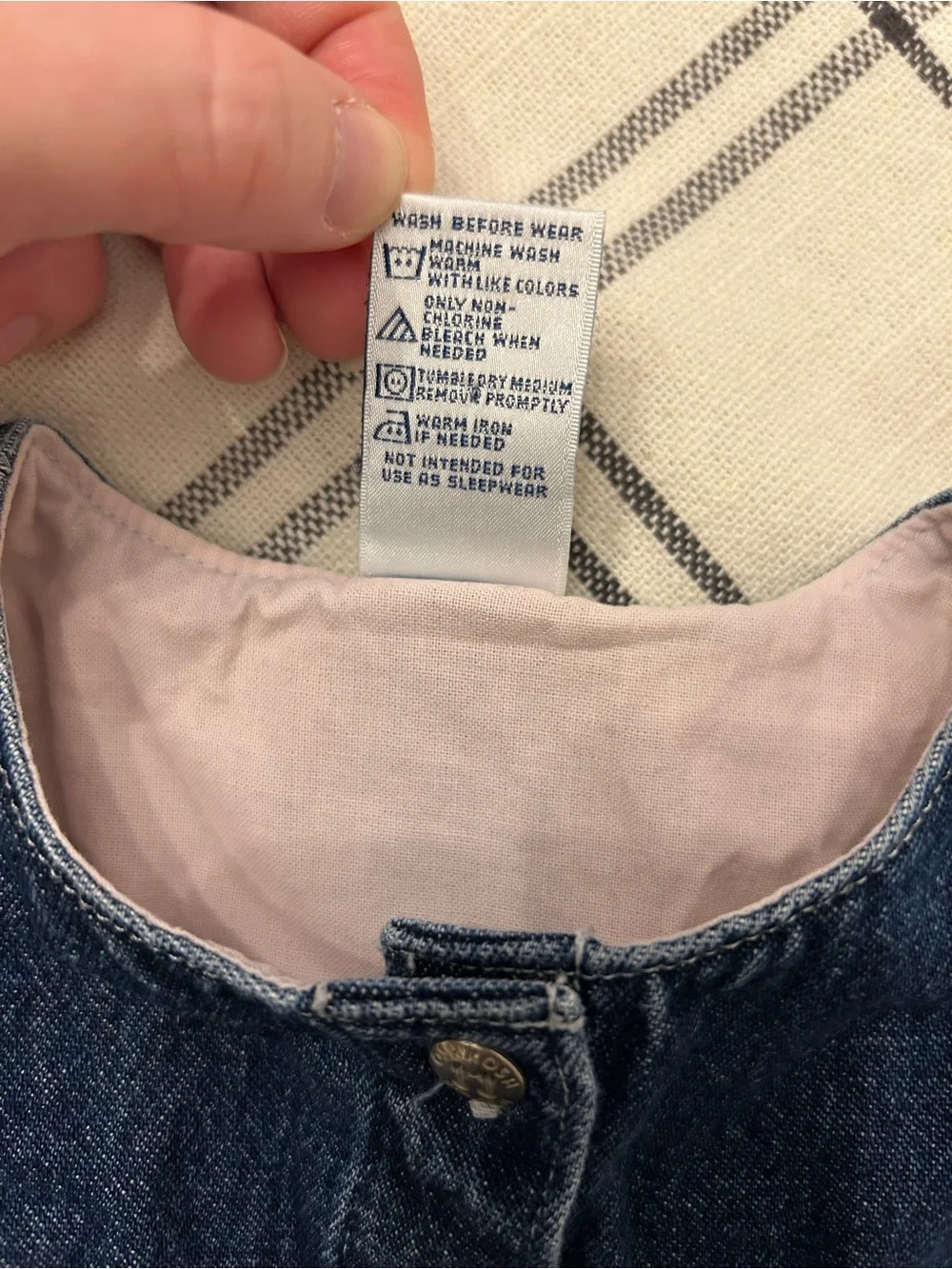 Vintage OshKosh B’gosh Denim Dress Girls 18 Months